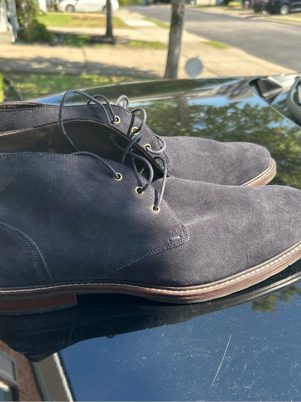 Johnston & Murphy stylish navy